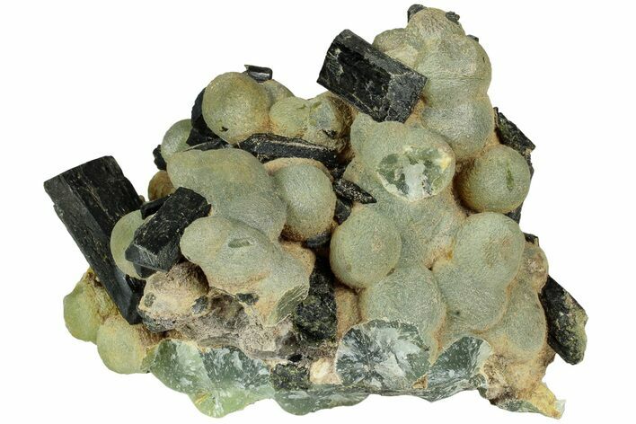 Botryoidal Prehnite and Epidote - Mali #220618